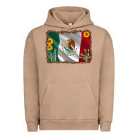 Pigment Burro mexico flag sunflower cactus Urban Hoodie - AdoDesignShop