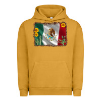 Pigment Peanut Butter mexico flag sunflower cactus Urban Hoodie - AdoDesignShop