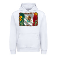 White mexico flag sunflower cactus Urban Hoodie - AdoDesignShop