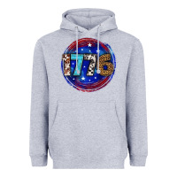 Heather Grey western 1776 4th of july billie wilder Heavyweight Hoodie - texasbilliewilder