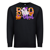 Black Boo-tiful Premium Sweatshirt - texasbilliewilder