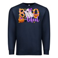 Navy Boo-tiful Premium Sweatshirt - texasbilliewilder