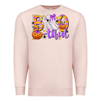 Pale Pink Boo-tiful Premium Sweatshirt - texasbilliewilder