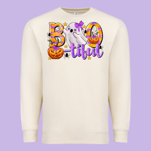 Boo-tiful Premium Sweatshirt Designed By Texasbilliewilder