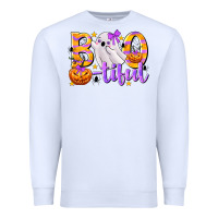 White Boo-tiful Premium Sweatshirt - texasbilliewilder