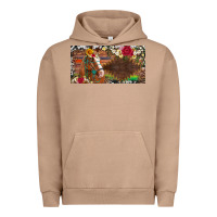 Pigment Burro western turquoise gemstone horse cowhide leopard floral background lic Urban Hoodie - Artiststas