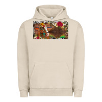 Pigment French Oak western turquoise gemstone horse cowhide leopard floral background lic Urban Hoodie - Artiststas