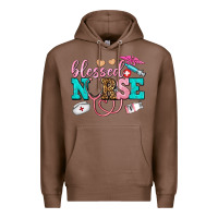 Chestnut blessed nurse Premium Hoodie - AdoDesignShop