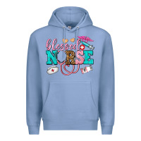 Colony Blue blessed nurse Premium Hoodie - AdoDesignShop