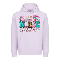 Lilac blessed nurse Premium Hoodie - AdoDesignShop