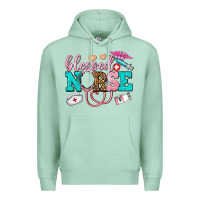 Seafoam blessed nurse Premium Hoodie - AdoDesignShop
