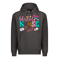 Smoke blessed nurse Premium Hoodie - AdoDesignShop