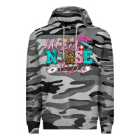 Slate Camo blessed nurse Premium Hoodie - AdoDesignShop