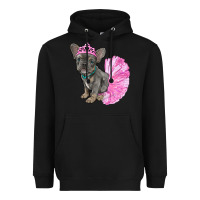 Black balerina french bulldog with tutu Heavyweight Hoodie - RanaPortraitStore