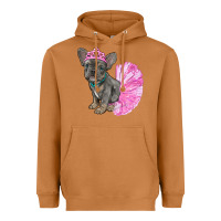 Meerkat balerina french bulldog with tutu Heavyweight Hoodie - RanaPortraitStore