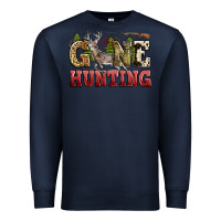 Navy gone hunting Premium Sweatshirt - Zillion Design Studio