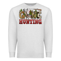 Oatmeal Heather gone hunting Premium Sweatshirt - Zillion Design Studio