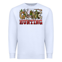 White gone hunting Premium Sweatshirt - Zillion Design Studio
