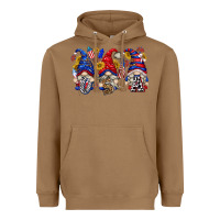 Toasted Coconut usa with gnome billie wilder Heavyweight Hoodie - texasbilliewilder