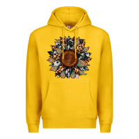 Lemon cowhide leopard aztec sunflower Premium Hoodie - Artiststas