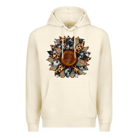 Sandshell cowhide leopard aztec sunflower Premium Hoodie - Artiststas