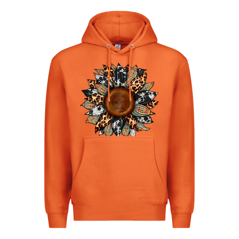 Cowhide Leopard Aztec Sunflower Premium Hoodie by Artiststas | Teevron