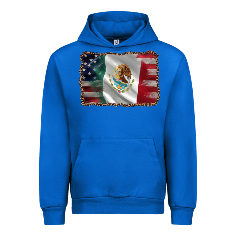 Mexico Flag And Usa Flag Urban Hoodie by AdoDesignShop | Teevron
