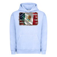 Pigment Grape Ice mexico flag and usa flag Urban Hoodie - AdoDesignShop