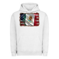 Pigment Lunar Rock mexico flag and usa flag Urban Hoodie - AdoDesignShop