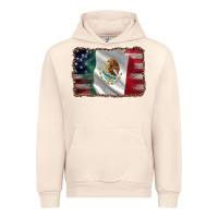 Sandshell mexico flag and usa flag Urban Hoodie - AdoDesignShop