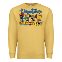 Antique Gold dispatcher life Premium Sweatshirt - Zillion Design Studio
