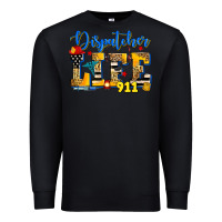 Black dispatcher life Premium Sweatshirt - Zillion Design Studio