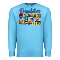 Ocean Blue dispatcher life Premium Sweatshirt - Zillion Design Studio