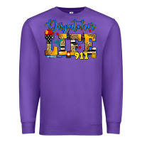 Purple dispatcher life Premium Sweatshirt - Zillion Design Studio