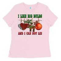 Bubblegum Pink i like big bulbs and i can not lie Ladies Tee - BarkalooDesign