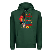 Sports Green in a world full of princess be a chingona Premium Hoodie - BundleAndBundleShop