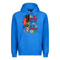 True Royal in a world full of princess be a chingona Premium Hoodie - BundleAndBundleShop