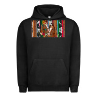 Pigment Black western horses gemstone horse cowhide leopard floral background licens Urban Hoodie - Artiststas