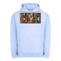 Pigment Grape Ice western horses gemstone horse cowhide leopard floral background licens Urban Hoodie - Artiststas
