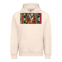 Sandshell western horses gemstone horse cowhide leopard floral background licens Urban Hoodie - Artiststas