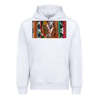 White western horses gemstone horse cowhide leopard floral background licens Urban Hoodie - Artiststas