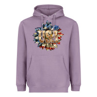 Usa Sunflower Billie Wilder Heavyweight Hoodie | Teevron