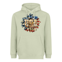 Matcha usa sunflower billie wilder Heavyweight Hoodie - texasbilliewilder