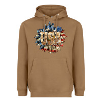 Toasted Coconut usa sunflower billie wilder Heavyweight Hoodie - texasbilliewilder