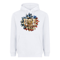 White usa sunflower billie wilder Heavyweight Hoodie - texasbilliewilder