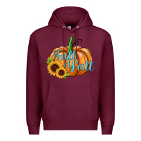 Burgundy fall y'all pumpkin Premium Hoodie - JahusDesignShop