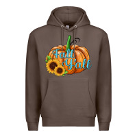 Coffee fall y'all pumpkin Premium Hoodie - JahusDesignShop