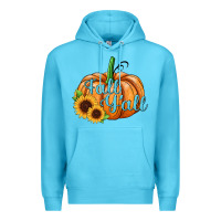 Ocean Blue fall y'all pumpkin Premium Hoodie - JahusDesignShop