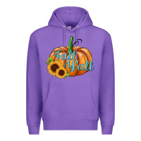 Purple fall y'all pumpkin Premium Hoodie - JahusDesignShop