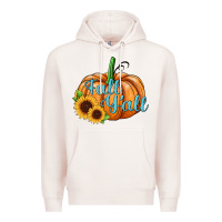 Pale Pink fall y'all pumpkin Premium Hoodie - JahusDesignShop